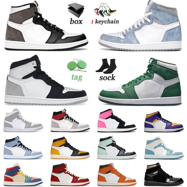 1 1s with box men basketball jumpman shoes hyper royal dark mocha gorge green denim lakers pollen chicago mens women tennis trainers jorden1, White;red
1 1s with box men basketball jumpman shoes hyper royal dark mocha gorge green denim lakers pollen chicago mens women tennis trainers jorden1, White;red