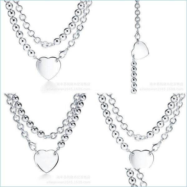 pendant necklaces pendant necklaces ball lock double chain design brand heart love necklace siery for women jewelry gift drop delive dhfna, Silver
pendant necklaces pendant necklaces ball lock double chain design brand heart love necklace siery for women jewelry gift drop delive dhfna, Silver