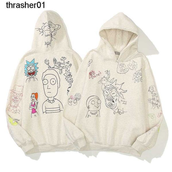 men's hoodies designer sweatshirts winter new kanyess hand-painted cartoon men's women's loose fashion streetwear hoodie, Black
men's hoodies designer sweatshirts winter new kanyess hand-painted cartoon men's women's loose fashion streetwear hoodie, Black