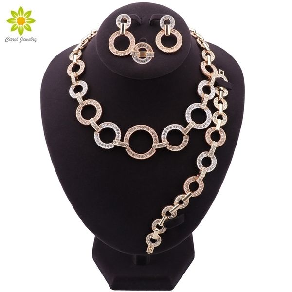 wedding jewelry sets elegant luxury dubai 4 piece gold color fine for women designed african brida womens party gift 221109, Slivery;golden
wedding jewelry sets elegant luxury dubai 4 piece gold color fine for women designed african brida womens party gift 221109, Slivery;golden
