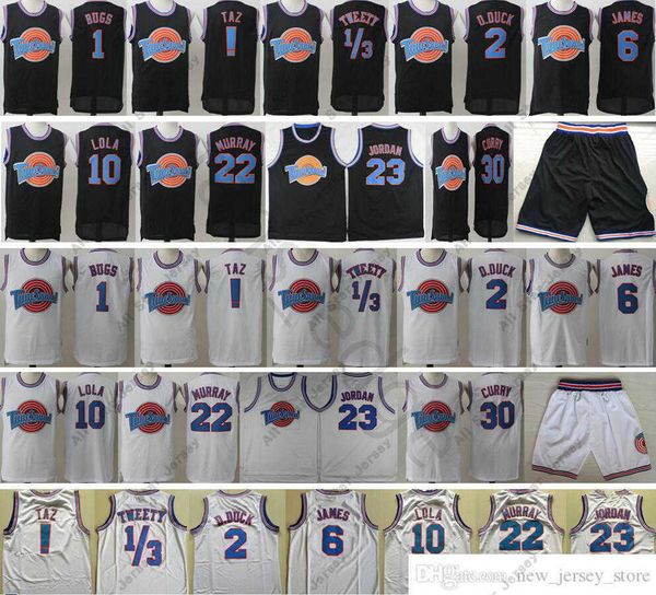 college basketball wears space jam movie tune squad looney 1 bugs 2 daffy duck 10 lola bunny taz tweety bill murray michael curry james bask, Black
college basketball wears space jam movie tune squad looney 1 bugs 2 daffy duck 10 lola bunny taz tweety bill murray michael curry james bask, Black