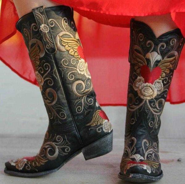 boots ribetrini new fashion vintage retro love heart mid calf women western boots chunky heel embroidery cowboy cowgirls rididng bootsg22111, Black
boots ribetrini new fashion vintage retro love heart mid calf women western boots chunky heel embroidery cowboy cowgirls rididng bootsg22111, Black