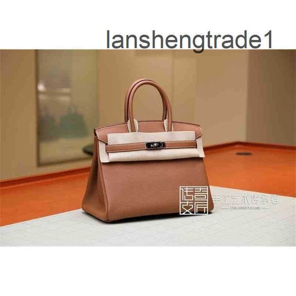 2023 handbags pure designer bags manual wax thread sewing bag togo calf gold brown silver buckle bk30cm herme handbag sglw
2023 handbags pure designer bags manual wax thread sewing bag togo calf gold brown silver buckle bk30cm herme handbag sglw