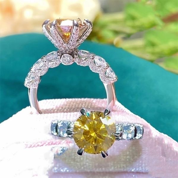 solitaire ring luomansi 9mm 3 vss yellow with certificate 100%s925 jewelry woman wedding anniversary party birthday gift 221109, Golden;silver
solitaire ring luomansi 9mm 3 vss yellow with certificate 100%s925 jewelry woman wedding anniversary party birthday gift 221109, Golden;silver