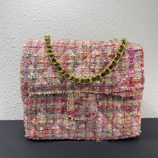 22k womens wool tweed classic mini flap square quilted bags gold metal hardware matelasse chain crossbody shoulder outdoor sacoche designer
22k womens wool tweed classic mini flap square quilted bags gold metal hardware matelasse chain crossbody shoulder outdoor sacoche designer