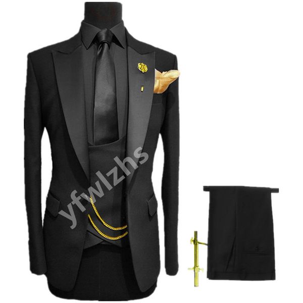 handsome one button groomsmen peak lapel groom tuxedos mens wedding dress man jacket blazer prom dinner suits jacket pants tie vest w1060, Black;gray
handsome one button groomsmen peak lapel groom tuxedos mens wedding dress man jacket blazer prom dinner suits jacket pants tie vest w1060, Black;gray