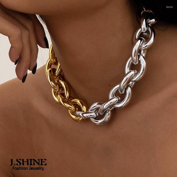 jewelrychoker jshine gothic color contrast chunky thick chain necklace women ccb big men punk neck fashion jewelry, Golden;silver
jewelrychoker jshine gothic color contrast chunky thick chain necklace women ccb big men punk neck fashion jewelry, Golden;silver