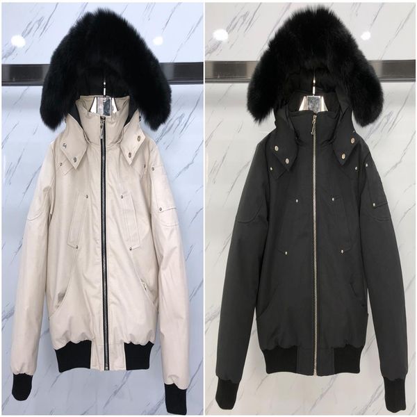 down jacket men's fur collar parkas winter waterproof white duck coat cloak fashion men and women couple casual edition warm 265y, Black
down jacket men's fur collar parkas winter waterproof white duck coat cloak fashion men and women couple casual edition warm 265y, Black