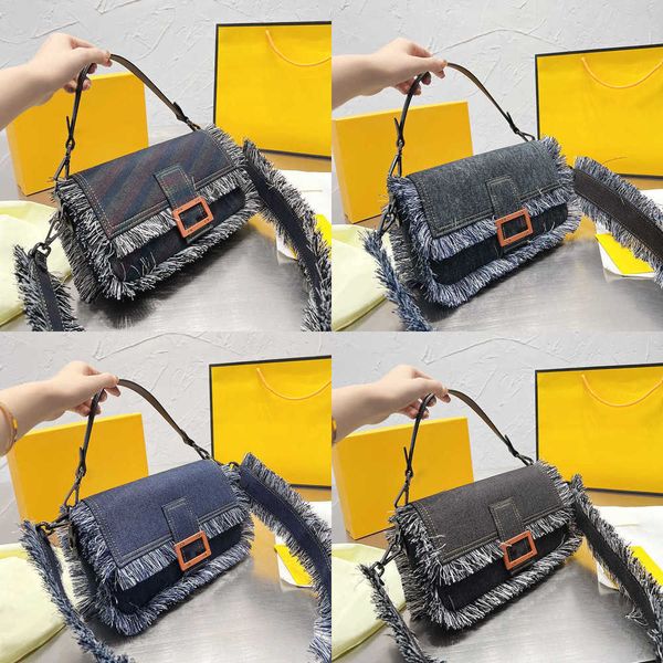 shopping bags designer shoulder bags woman handbags baguette houndstooth crossbody women fashion distressed denim bag purses 220920
shopping bags designer shoulder bags woman handbags baguette houndstooth crossbody women fashion distressed denim bag purses 220920