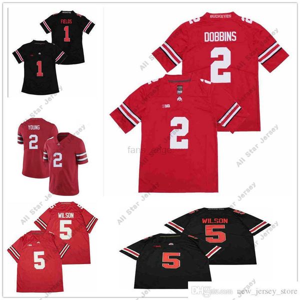 college basketball wears ncaa stitched basketball jerseys 1 fields 2 dobbins 2 young 5 wilson ohio state buckeyes college football men', Black
college basketball wears ncaa stitched basketball jerseys 1 fields 2 dobbins 2 young 5 wilson ohio state buckeyes college football men', Black
