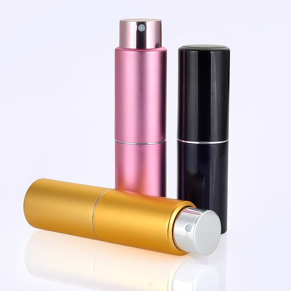 100pcs 15ml mini portable refillable aluminum perfume bottle with sprayer empty parfum glass tube for traveler
100pcs 15ml mini portable refillable aluminum perfume bottle with sprayer empty parfum glass tube for traveler