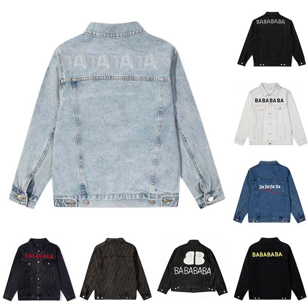 luxury designer denim men women jackets jean jacket long sleeve turn-down collar female outerwear fall fashion bb, Black;brown
luxury designer denim men women jackets jean jacket long sleeve turn-down collar female outerwear fall fashion bb, Black;brown