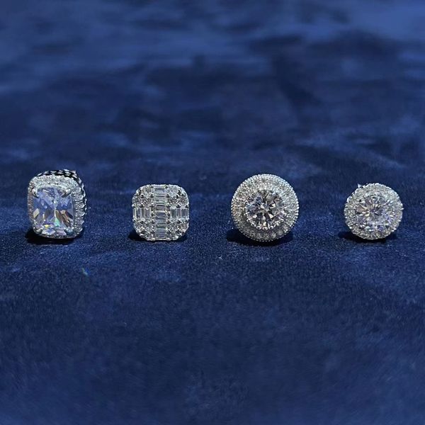 private designer exclusive custom studs with carbonite diamond inlaid with 925 sterling silver, Golden;silver
private designer exclusive custom studs with carbonite diamond inlaid with 925 sterling silver, Golden;silver