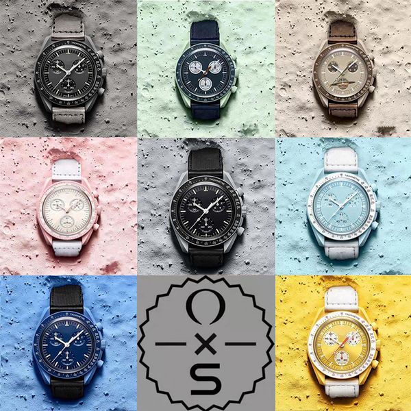 moonswatch bioceramic planet moon mens watches full function quarz chronograph watch mission to mercury jupiter 42mm nylon luxury watch wris, Slivery;brown
moonswatch bioceramic planet moon mens watches full function quarz chronograph watch mission to mercury jupiter 42mm nylon luxury watch wris, Slivery;brown