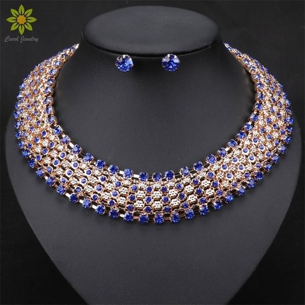 wedding jewelry sets statement necklace fashion women vintage choker collar gold color chain crystal earrings 221109, Slivery;golden
wedding jewelry sets statement necklace fashion women vintage choker collar gold color chain crystal earrings 221109, Slivery;golden