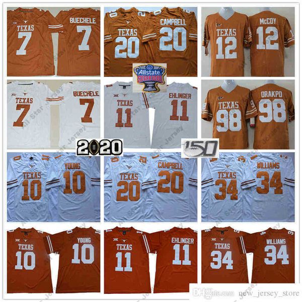 american college football wear ncaa 150th texas longhorns college football wear 11 sam ehlinger 7 shane buechele 10 vince young 20 earl camp, Black
american college football wear ncaa 150th texas longhorns college football wear 11 sam ehlinger 7 shane buechele 10 vince young 20 earl camp, Black