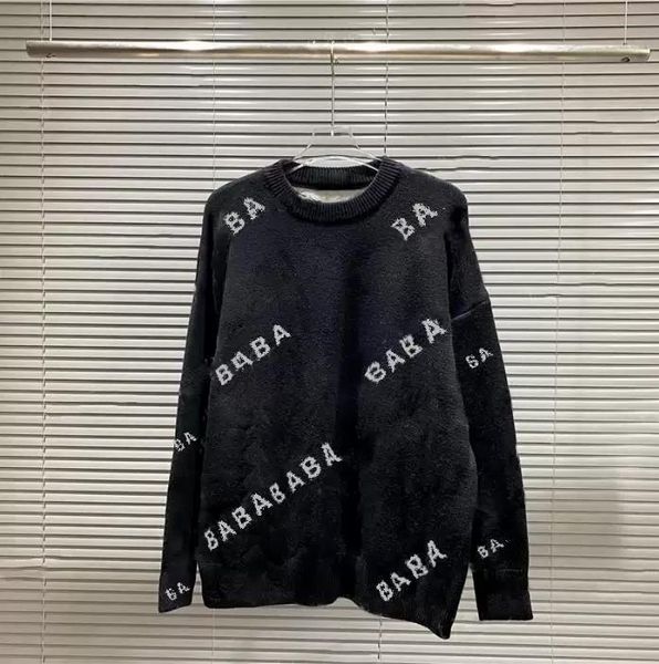 jacquard sweaters retro classic luxury sweaters letters pullover female hoodie long sleeve active sweatshirt knitted sweater outwear clothes, White;black
jacquard sweaters retro classic luxury sweaters letters pullover female hoodie long sleeve active sweatshirt knitted sweater outwear clothes, White;black