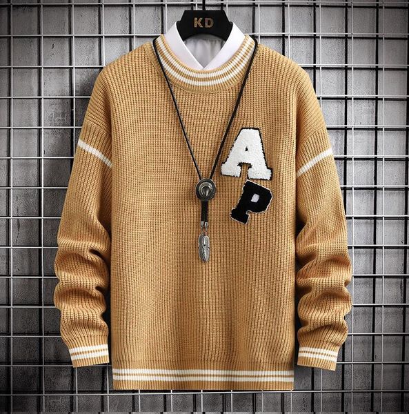 sweater men's winter pullover autumn slim fit striped knitted sweaters mens brand clothing casual pull homme hombre, White;black
sweater men's winter pullover autumn slim fit striped knitted sweaters mens brand clothing casual pull homme hombre, White;black