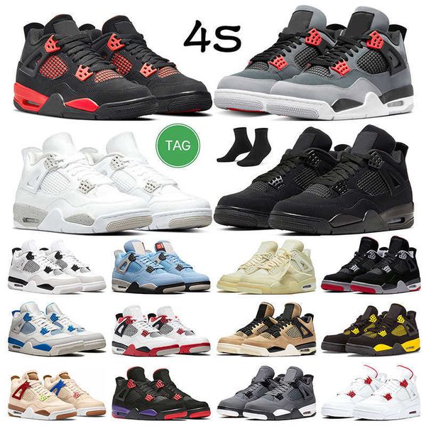 basketball shoes jumpman trainers sports sneakers red thunder black cat white university blue red metallic sail 4 4s men size 36-47
basketball shoes jumpman trainers sports sneakers red thunder black cat white university blue red metallic sail 4 4s men size 36-47
