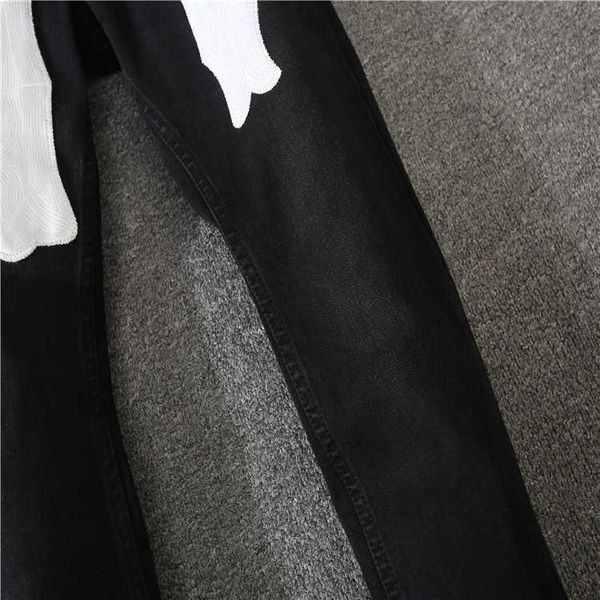 men's jeans amri ripped pants fashion hip hop taped embroidery casual harlan slim straight print baggy fit denim elastic c0fm miri patc, Blue
men's jeans amri ripped pants fashion hip hop taped embroidery casual harlan slim straight print baggy fit denim elastic c0fm miri patc, Blue