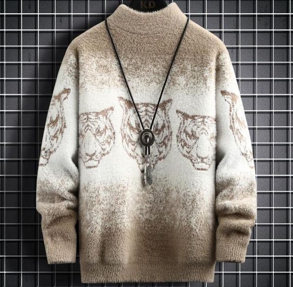 men's knitted sweater pullover casual warm knitwear long sleeves men's clothing christmas elk male loose jersey, White;black
men's knitted sweater pullover casual warm knitwear long sleeves men's clothing christmas elk male loose jersey, White;black