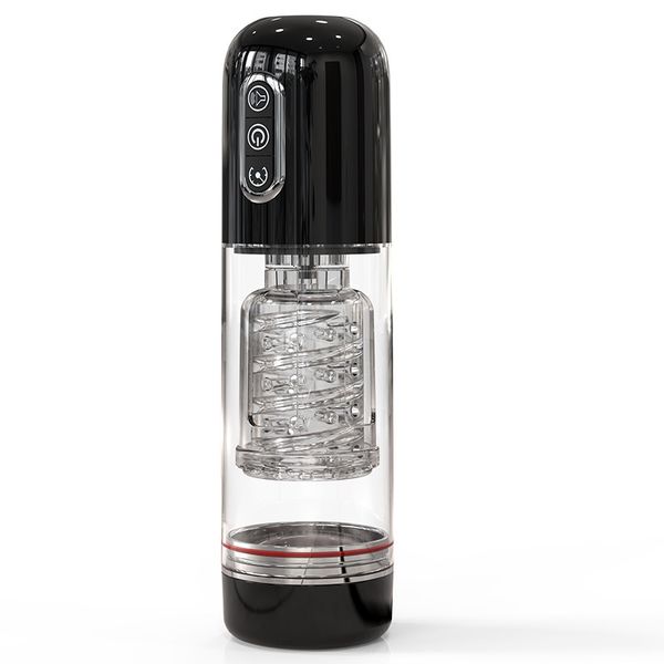 costumes male automatic sucking telescopic rotating masturbator cup for men blowjob machine real vaginal suction pocket toy 1, Black
costumes male automatic sucking telescopic rotating masturbator cup for men blowjob machine real vaginal suction pocket toy 1, Black