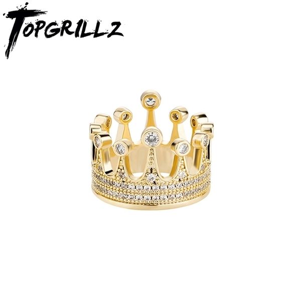 band rings rillz iced crown micro pave aaa cubic zirconia ring wedding engagement bridal jewelry 221109, Silver
band rings rillz iced crown micro pave aaa cubic zirconia ring wedding engagement bridal jewelry 221109, Silver