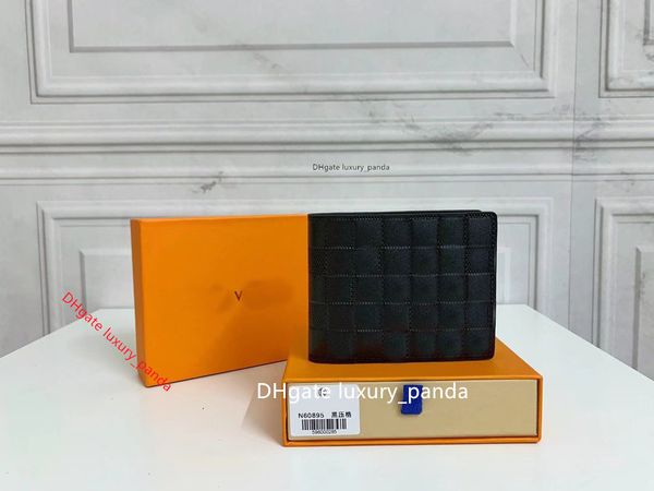 luxury designer money clips pure cowhide wallet 60895 credit key card zero wallet fashion gift box dustproof cloth men's and women', Black
luxury designer money clips pure cowhide wallet 60895 credit key card zero wallet fashion gift box dustproof cloth men's and women', Black