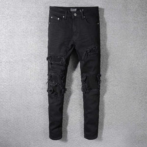 men's jeans amri ripped pants fashion hip hop hole slim size black 569 fit denim elastic evjd miri patch blue casual leisure
men's jeans amri ripped pants fashion hip hop hole slim size black 569 fit denim elastic evjd miri patch blue casual leisure