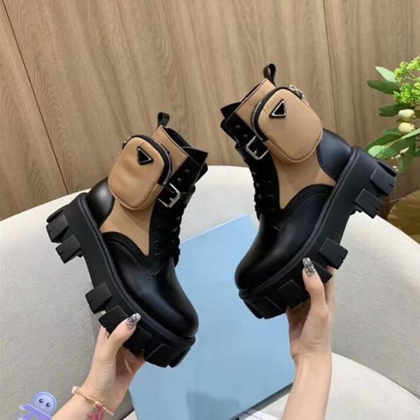 2021 rois martin boots women ankle genuine leather prada military combat models platform bag boots prad triple cowhide motorcycle shoes syk, Black
2021 rois martin boots women ankle genuine leather prada military combat models platform bag boots prad triple cowhide motorcycle shoes syk, Black