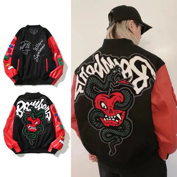 sicem baseball jacket plus size coats embroidered american street jacket mens jackets letter stitching embroidery autumn and winter men loos, Black;brown
sicem baseball jacket plus size coats embroidered american street jacket mens jackets letter stitching embroidery autumn and winter men loos, Black;brown