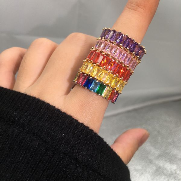 luxury band zircon rings for women eternity promise cz crystal finger ring bracelet engagement wedding jewelry love gift, Silver
luxury band zircon rings for women eternity promise cz crystal finger ring bracelet engagement wedding jewelry love gift, Silver