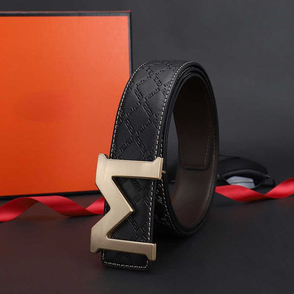mens brand belt letter m stainless steel smooth buckle business casual waistband luxury jeans belt wholesale, Black;brown
mens brand belt letter m stainless steel smooth buckle business casual waistband luxury jeans belt wholesale, Black;brown