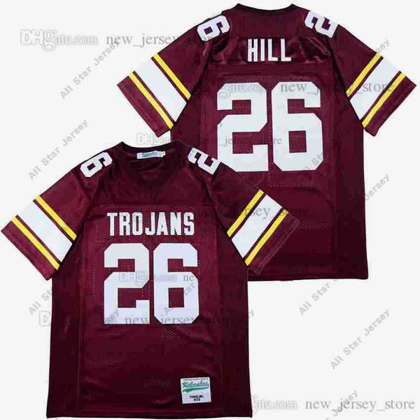 american college football wear movie tyreek hill #26 high school jersey red white custom diy design stitched college football jerseys, Black
american college football wear movie tyreek hill #26 high school jersey red white custom diy design stitched college football jerseys, Black