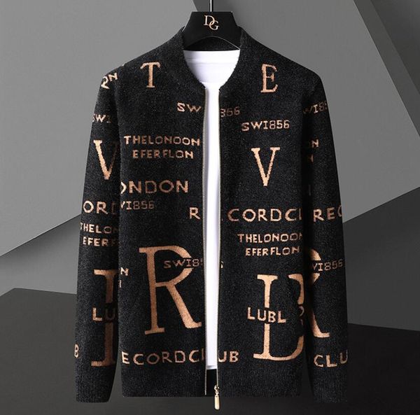 men's sweaters hip hop letter cardigan thick warm cashmere cardigans jacket slim fit male sweatercoat, White;black
men's sweaters hip hop letter cardigan thick warm cashmere cardigans jacket slim fit male sweatercoat, White;black