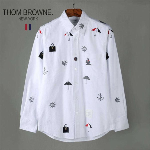 mens shirt luxurys thoms brownns designers menswear casual bussiness original new loose shirts exquisite embroidered lapel men and women lon, White;black
mens shirt luxurys thoms brownns designers menswear casual bussiness original new loose shirts exquisite embroidered lapel men and women lon, White;black