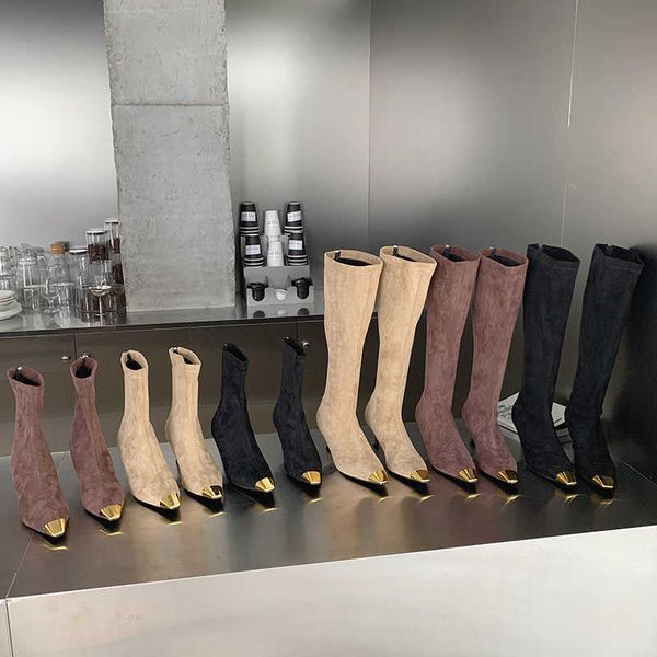 boots fashion flock women knee high long boots zippers outdoor female casual heel shoes metal pointed toe ladies modern ankle bootsg221111, Black
boots fashion flock women knee high long boots zippers outdoor female casual heel shoes metal pointed toe ladies modern ankle bootsg221111, Black