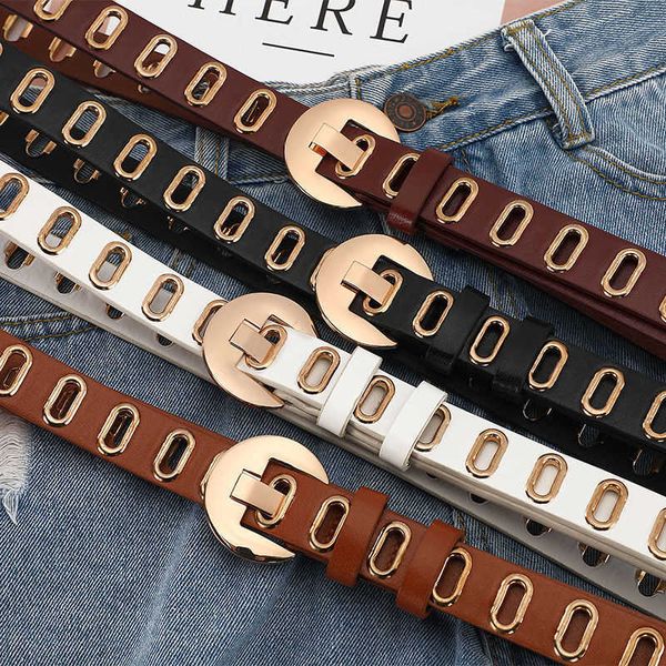 Women Punk Style Hollow Punch-free Alloy Chain Four Seasons Personality Jeans Belt, Brown
Women Punk Style Hollow Punch-free Alloy Chain Four Seasons Personality Jeans Belt, Brown