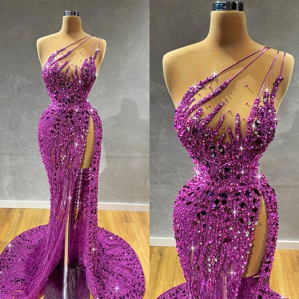 luxurious pearls mermaid evening dresses one shoulder crystal beads prom dress illusion split formal party gowns custom made, Black;red
luxurious pearls mermaid evening dresses one shoulder crystal beads prom dress illusion split formal party gowns custom made, Black;red