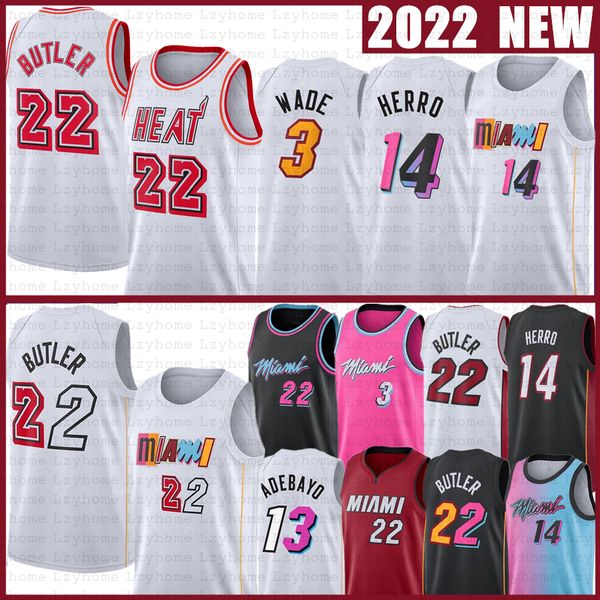 22 jimmy butler tyler herro basketball jerseys bam ado dwyane wade miamis heats victor oladipo duncan robinson 2022 23 city pink edition, Black;red
22 jimmy butler tyler herro basketball jerseys bam ado dwyane wade miamis heats victor oladipo duncan robinson 2022 23 city pink edition, Black;red