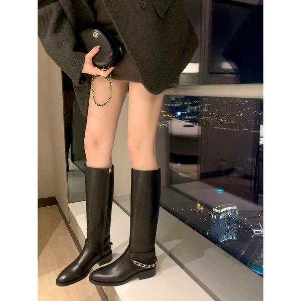 fashion women boots leather shoes winter long boots women's chain pointed toe thick bottom thigh high heel side zipper sleeve cavalry, Black
fashion women boots leather shoes winter long boots women's chain pointed toe thick bottom thigh high heel side zipper sleeve cavalry, Black