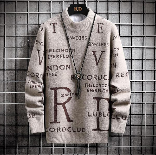 oversized men's sweater pullovers cotton turtle neck new fashion casual branded harajuku pullover plus size streetwear blouses, White;black
oversized men's sweater pullovers cotton turtle neck new fashion casual branded harajuku pullover plus size streetwear blouses, White;black