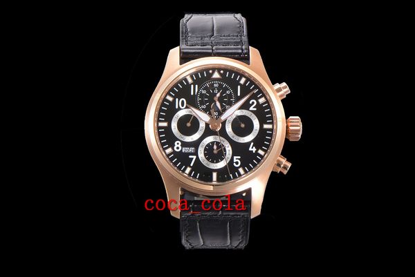 v9 factory iw392202 watch 42mm perpetual calendar chronograph cal.9630 ovement mechanical automatic men's wristwatches, Slivery;brown
v9 factory iw392202 watch 42mm perpetual calendar chronograph cal.9630 ovement mechanical automatic men's wristwatches, Slivery;brown