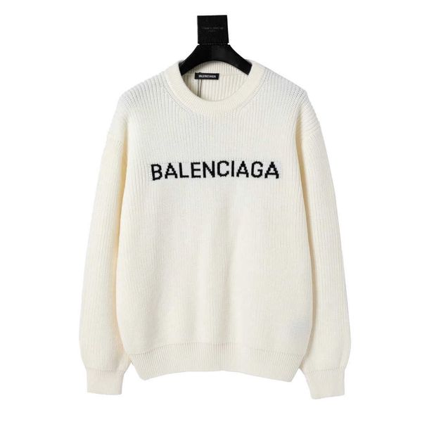 paris designer balencaigass fashion sweater 2022 autumn home letter jacquard knitted round neck long sleeve sweater for men and women, White;black
paris designer balencaigass fashion sweater 2022 autumn home letter jacquard knitted round neck long sleeve sweater for men and women, White;black