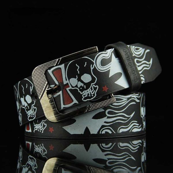skull skeleton pattern pin buckle belt punk style fashion casual personalized waisband teenage students jeans waistband, Black;brown
skull skeleton pattern pin buckle belt punk style fashion casual personalized waisband teenage students jeans waistband, Black;brown