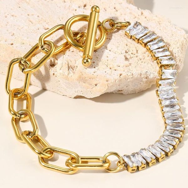new fashion link bracelets 2022 bohemian geometric bangles for women gold plated stainless steel fashion personality design bangle jewelry g, Black
new fashion link bracelets 2022 bohemian geometric bangles for women gold plated stainless steel fashion personality design bangle jewelry g, Black