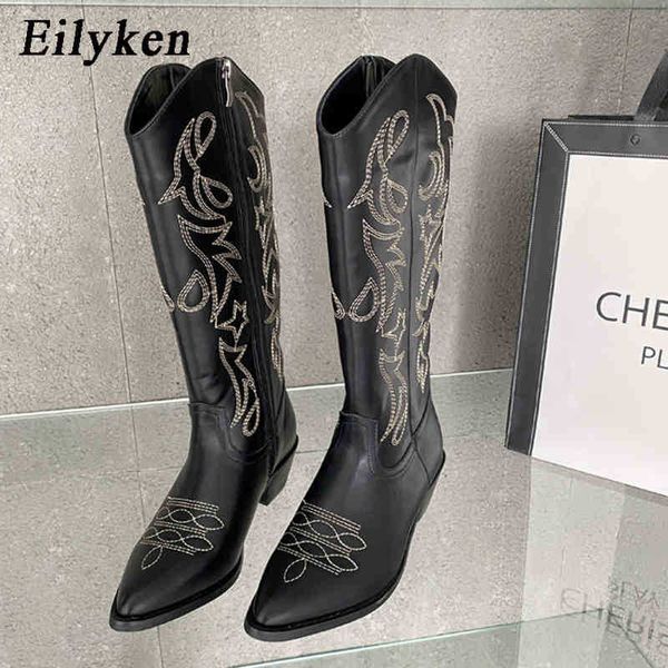 boots eilyken new knee high boots western cowboy boots for women winter pointed toe thick high heels female boot fashion shoes woman 220913, Black
boots eilyken new knee high boots western cowboy boots for women winter pointed toe thick high heels female boot fashion shoes woman 220913, Black