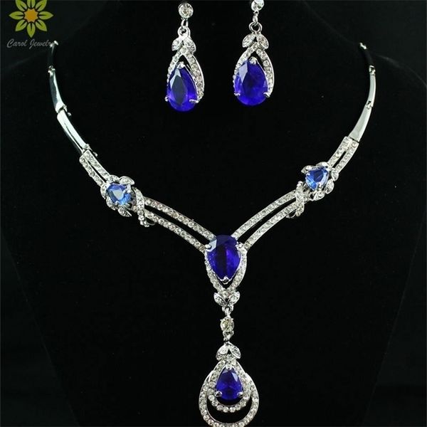 wedding jewelry sets trendy silver plated cz water drop necklace earrings african beads bridal party costumes 221109, Slivery;golden
wedding jewelry sets trendy silver plated cz water drop necklace earrings african beads bridal party costumes 221109, Slivery;golden