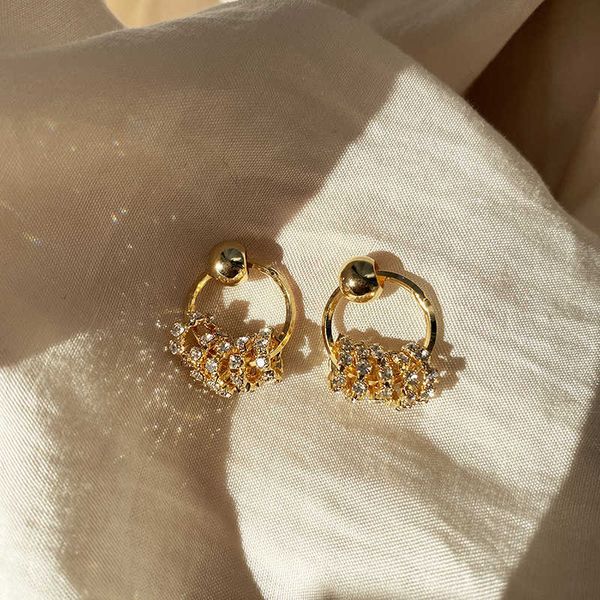 premium s925 silver needle with diamond circle casual earrings fashionable gold french tassel style earrings female, Golden
premium s925 silver needle with diamond circle casual earrings fashionable gold french tassel style earrings female, Golden