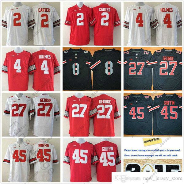 american college football wear ncaa ohio state buckeyes college football wear jerseys 2 cris carter 4 santonio holmes 27 eddie george 45 arc, Black
american college football wear ncaa ohio state buckeyes college football wear jerseys 2 cris carter 4 santonio holmes 27 eddie george 45 arc, Black